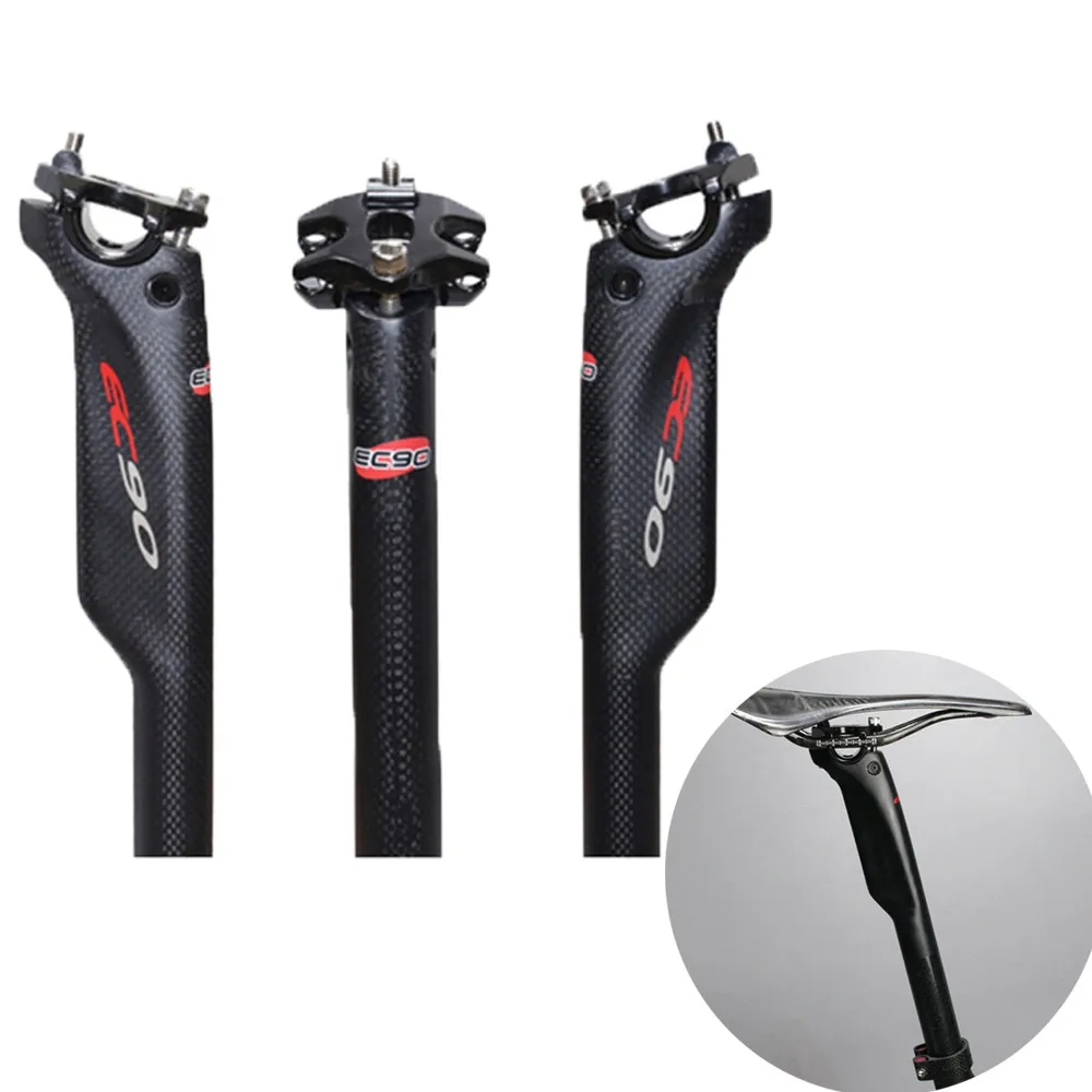 EC90 Carbon Seatpost 27.2/30.8/31.6mm Matte Black MTB/Road Bike Seat Post Offest 20mm Seat Tube Break Wind Bicycle Parts
EC90 Carbon Seatpost 27.2/30.8/31.6mm Matte Black MTB/Road Bike Seat Post Offest 20mm Seat Tube Break Wind Bicycle Parts