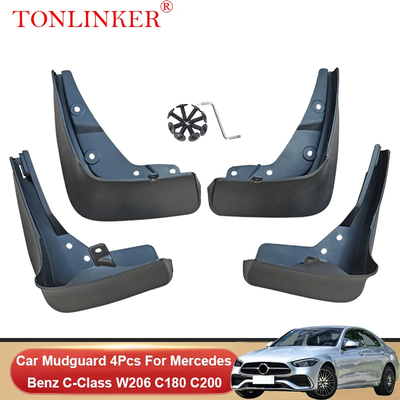Брызговики TONLINKER для Mercedes Benz C-Class Sedan W206 C180 C200 C260 2021 2022
Брызговики TONLINKER для Mercedes Benz C-Class Sedan W206 C180 C200 C260 2021 2022