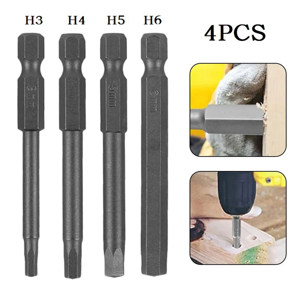 4pcs 50mm Magnetic Hexagon Screwdriver Bit 3/4/5/6mm 1/4 Inch Hex Nutdrivers For Electric Screwdriver Drill Manual Hand Tools
4pcs 50mm Magnetic Hexagon Screwdriver Bit 3/4/5/6mm 1/4 Inch Hex Nutdrivers For Electric Screwdriver Drill Manual Hand Tools