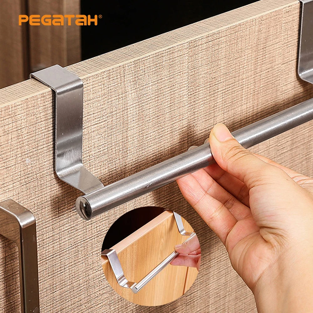 Stainless Steel Over Door Towel Rack Bathroom Kitchen Cabinet Rag Storage Bar Shelf Wall Mounted Hanging Holder
Stainless Steel Over Door Towel Rack Bathroom Kitchen Cabinet Rag Storage Bar Shelf Wall Mounted Hanging Holder