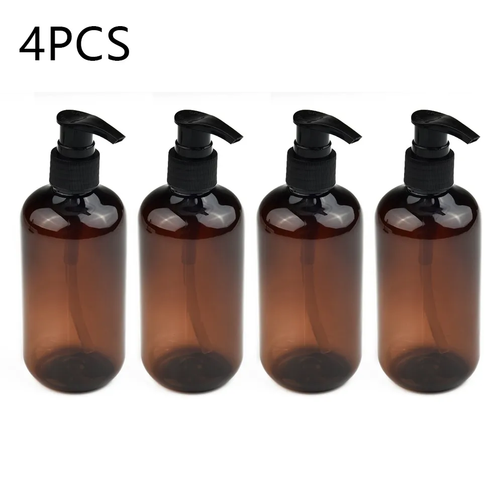 4PCS Empty PET Bottle With Lotion Pump 250ml Refillable Soap Dispenser Liquid Dispensing Bottles Liquid Storage Bottle
4PCS Empty PET Bottle With Lotion Pump 250ml Refillable Soap Dispenser Liquid Dispensing Bottles Liquid Storage Bottle