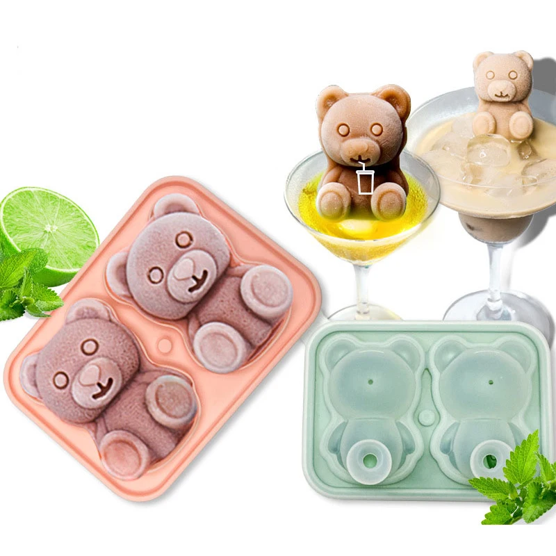 

Ice Mold Ice Cube Tray Silicone Whisky Ice Cube Molds BPA Free with Lid Molde Hielo Hielos Moldes Forma de Gelo Formas de Gelo