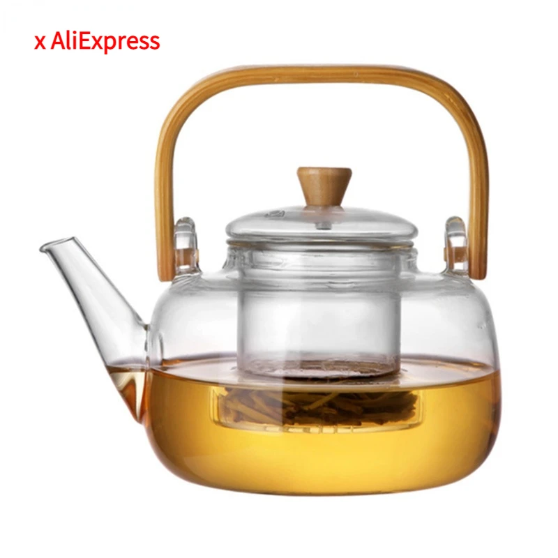 Heat Resistant Glass Teapot Clear Japaness Style Tea Pot with Infuser for Flower Chinese Puer Tea Portable Tea Kettle 0.8/1L
Heat Resistant Glass Teapot Clear Japaness Style Tea Pot with Infuser for Flower Chinese Puer Tea Portable Tea Kettle 0.8/1L