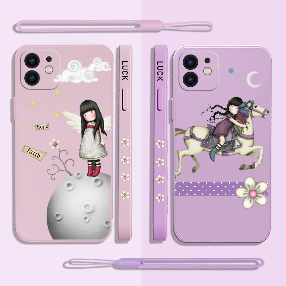 Cute Cartoon Girl Phone Case For iPhone 14 13 12 11 Pro Max Mini X XR XS SE 2020 8 7 Plus 6 6S Plus Cover With Lanyard Gorjuss
Cute Cartoon Girl Phone Case For iPhone 14 13 12 11 Pro Max Mini X XR XS SE 2020 8 7 Plus 6 6S Plus Cover With Lanyard Gorjuss