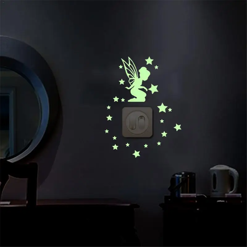 Star Angel Glow In The Dark Switch Sticker Cat Dog Luminous Wall Sticker Fluorescent Green Fairy Sticker Kid Room Home Decor 40P
Star Angel Glow In The Dark Switch Sticker Cat Dog Luminous Wall Sticker Fluorescent Green Fairy Sticker Kid Room Home Decor 40P