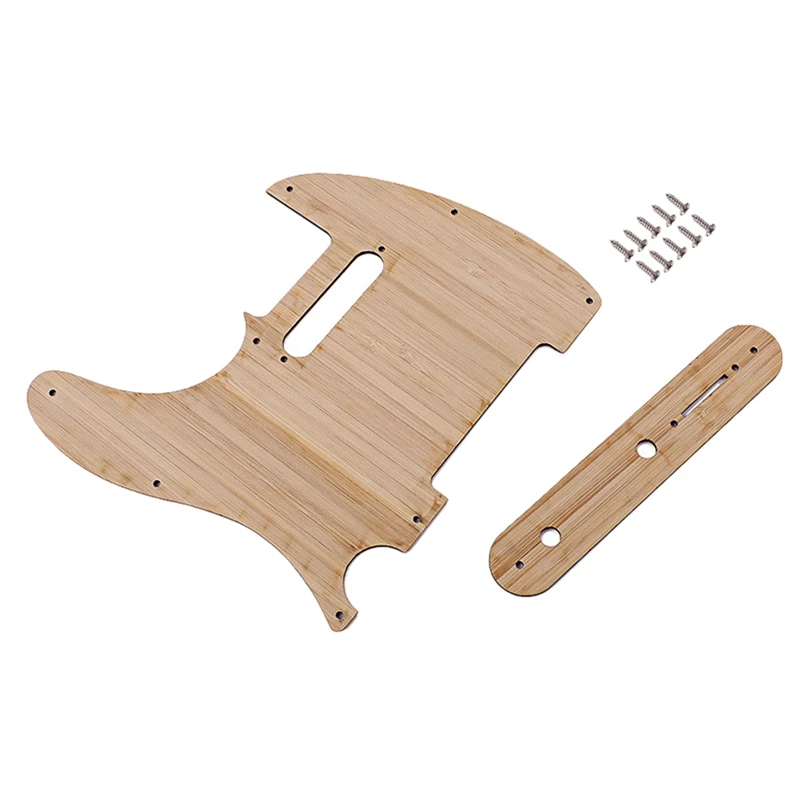 Guitar Bamboo Pickguard Premium Prewired Loaded Guitar Pickguard Back Plate for TL Guitar
Guitar Bamboo Pickguard Premium Prewired Loaded Guitar Pickguard Back Plate for TL Guitar