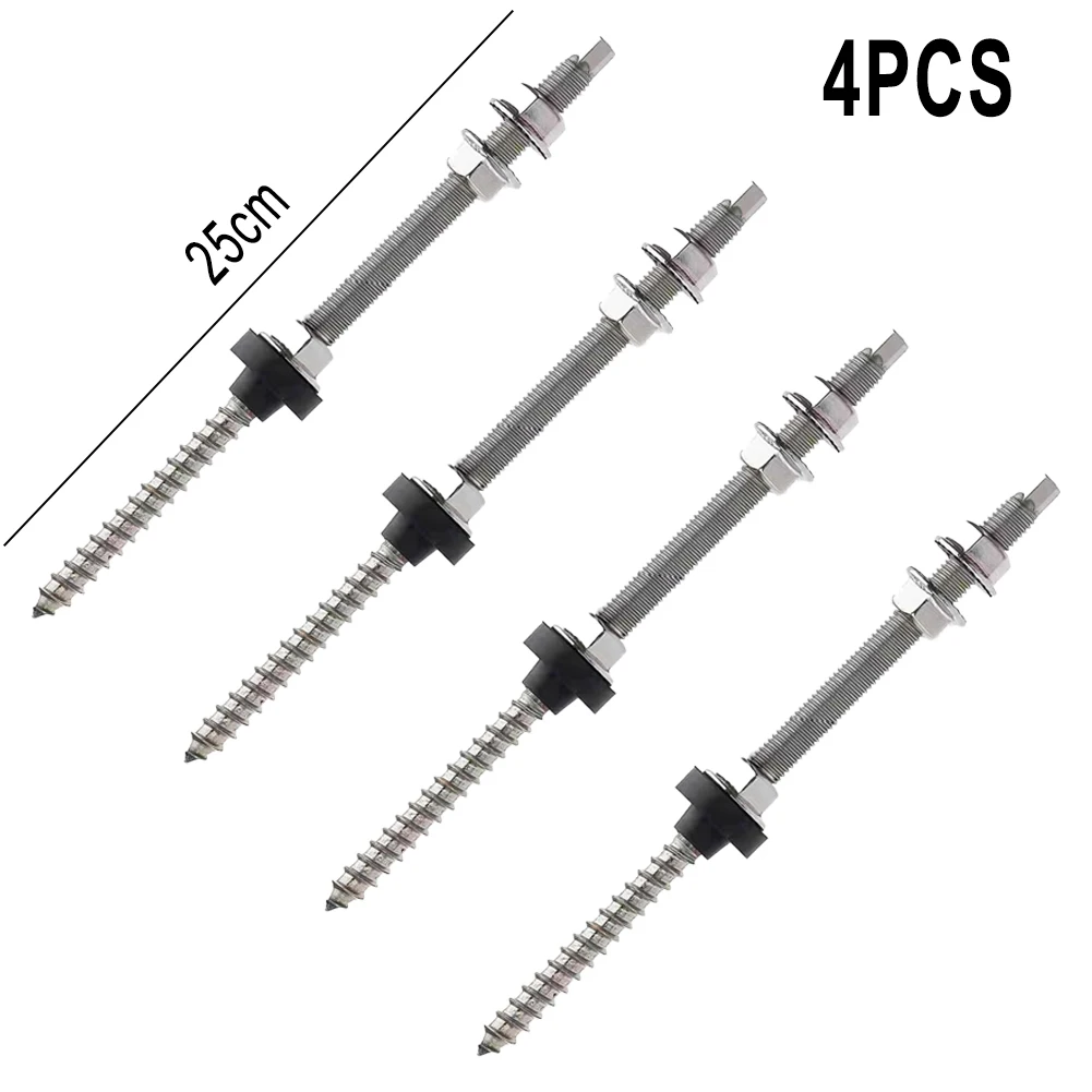 1/4PCS Solar Hanger Bolts Silver M10 With EPDM And Locking Nut + Adapter A2 P Hotovoltaic Household Tools Accessories
1/4PCS Solar Hanger Bolts Silver M10 With EPDM And Locking Nut + Adapter A2 P Hotovoltaic Household Tools Accessories