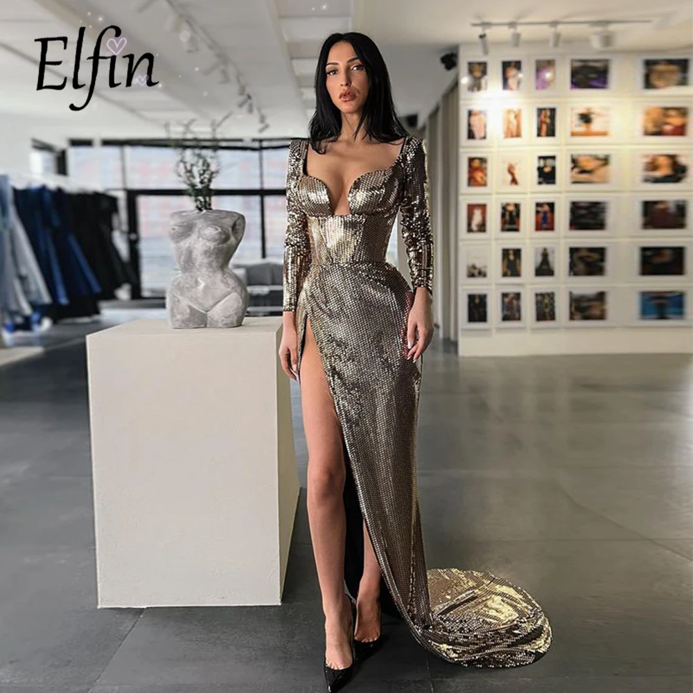 Женское платье с длинным рукавом Elfin, элегантное платье для выпускного вечера, с высоким разрезом, рождественское платье, женское вечернее п...
Женское платье с длинным рукавом Elfin, элегантное платье для выпускного вечера, с высоким разрезом, рождественское платье, женское вечернее п...