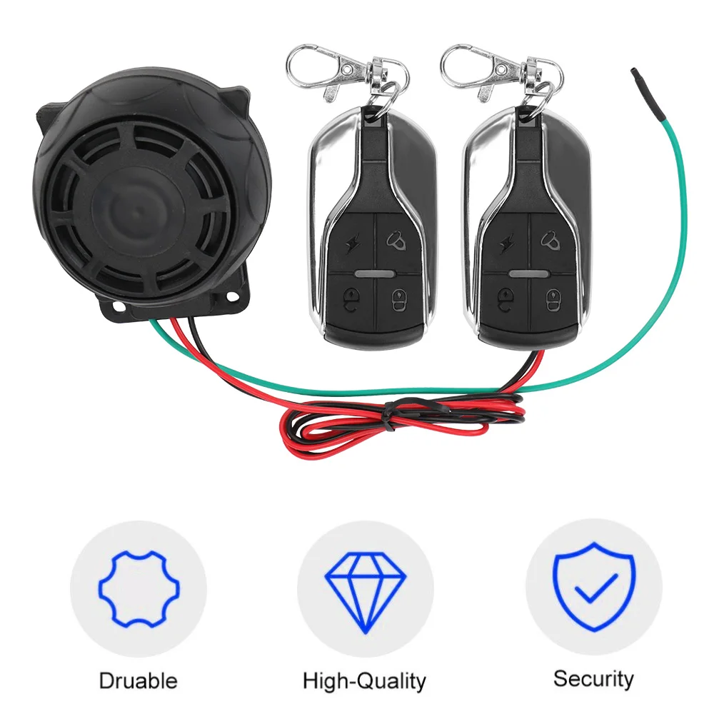 Bike Scooter Motor Alarm System Motorcycle Theft Protection 12V Motorcycle Alarm Security System Dual Remote Control
Bike Scooter Motor Alarm System Motorcycle Theft Protection 12V Motorcycle Alarm Security System Dual Remote Control