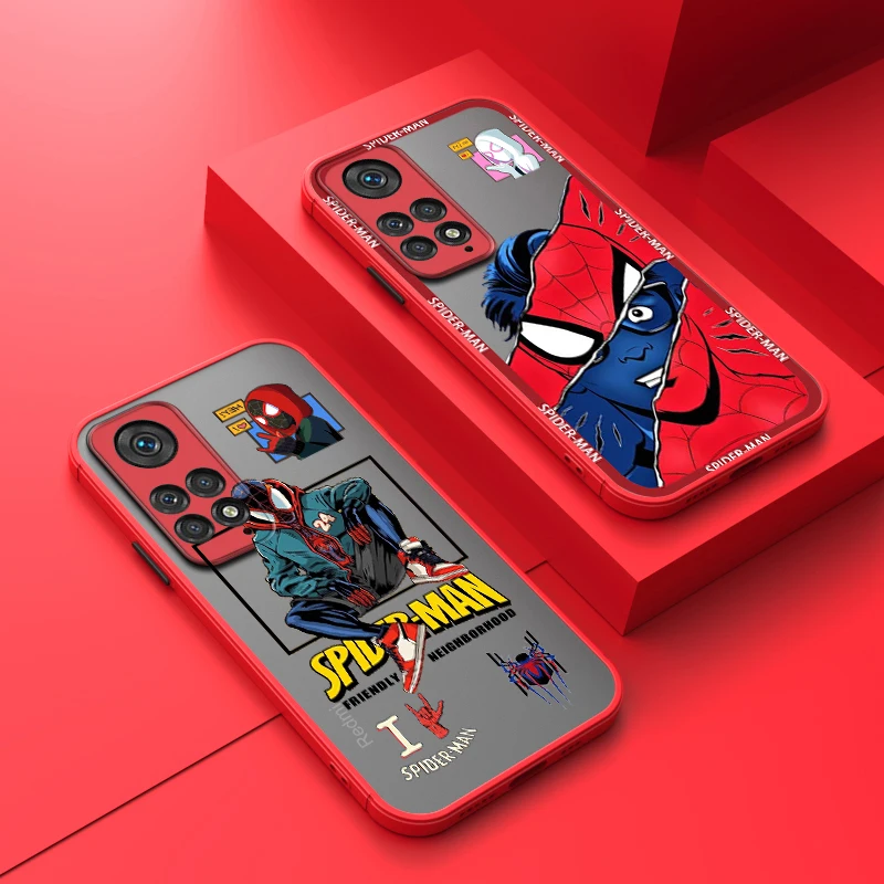 Marvel Spiderman Logos Phone Case For Xiaomi 12 11 T Pro S Redmi Note 12 11 10 9 8 Pro S T 5G Frosted Translucent
Marvel Spiderman Logos Phone Case For Xiaomi 12 11 T Pro S Redmi Note 12 11 10 9 8 Pro S T 5G Frosted Translucent
