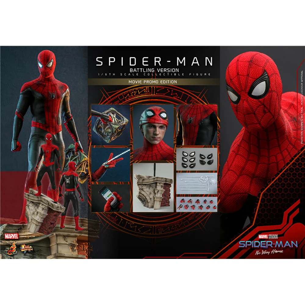 HotToys 1/6 MMS625 Marvel Spider-Man:No Way Home Spiderman Battling Version Movie Promo Edition Action Anime Figure Model Toys
HotToys 1/6 MMS625 Marvel Spider-Man:No Way Home Spiderman Battling Version Movie Promo Edition Action Anime Figure Model Toys