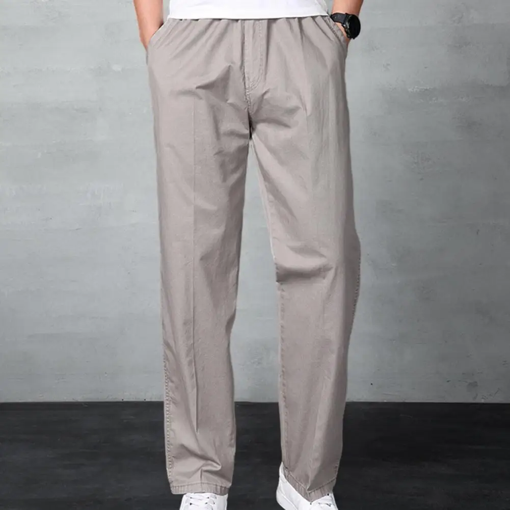 Basic Style Men Trousers Solid Color Wide Leg Men's Cargo Pants with Elastic Waist Multiple Pockets Plus Size Soft Cotton Sports
Basic Style Men Trousers Solid Color Wide Leg Men's Cargo Pants with Elastic Waist Multiple Pockets Plus Size Soft Cotton Sports