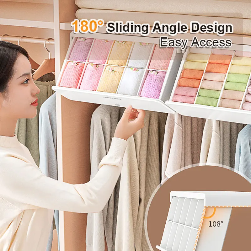 Organizer For Underwear Wardrobe Organizer For Clothes Self-Adhesive Under Desk Drawer Joybos Storage Drawer Box Household 
Organizer For Underwear Wardrobe Organizer For Clothes Self-Adhesive Under Desk Drawer Joybos Storage Drawer Box Household