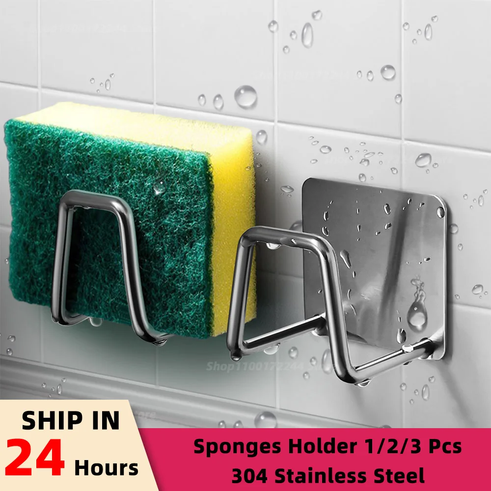 Kitchen Sponges Holder Self Adhesive Sink Sponges Drain Drying Rack Stainless Steel Holder Sink Organizer Kitchen Accessories
Kitchen Sponges Holder Self Adhesive Sink Sponges Drain Drying Rack Stainless Steel Holder Sink Organizer Kitchen Accessories