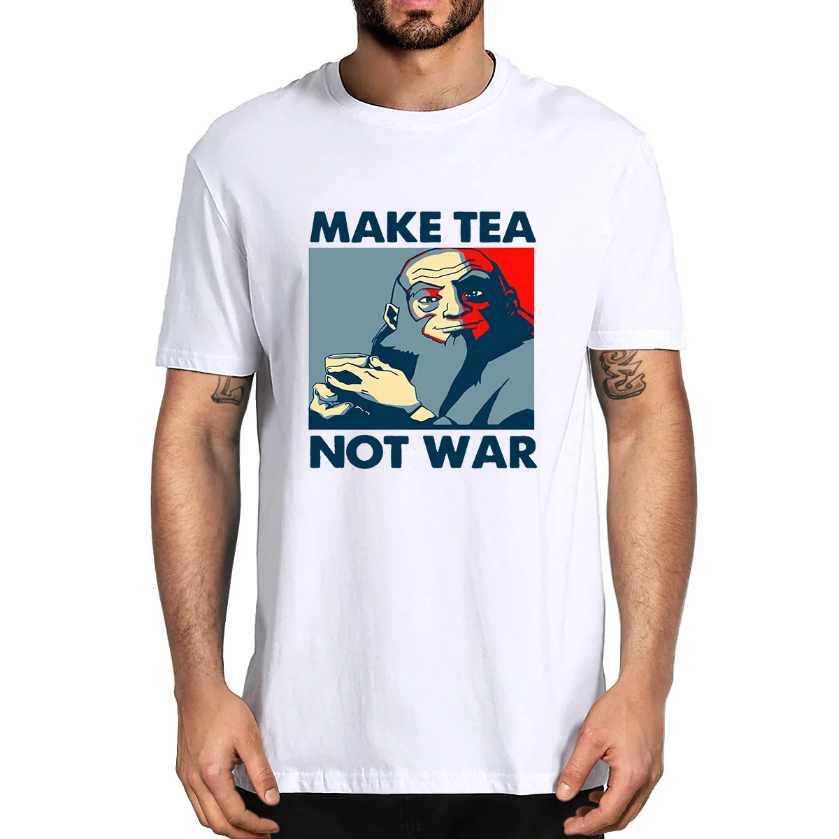 Unisex Cotton Make Tea Not War Vintage Funny Summer Men's Novelty T-Shirt Women Casual Streetwear Oversize Soft Short Sleeve Tee
Unisex Cotton Make Tea Not War Vintage Funny Summer Men's Novelty T-Shirt Women Casual Streetwear Oversize Soft Short Sleeve Tee