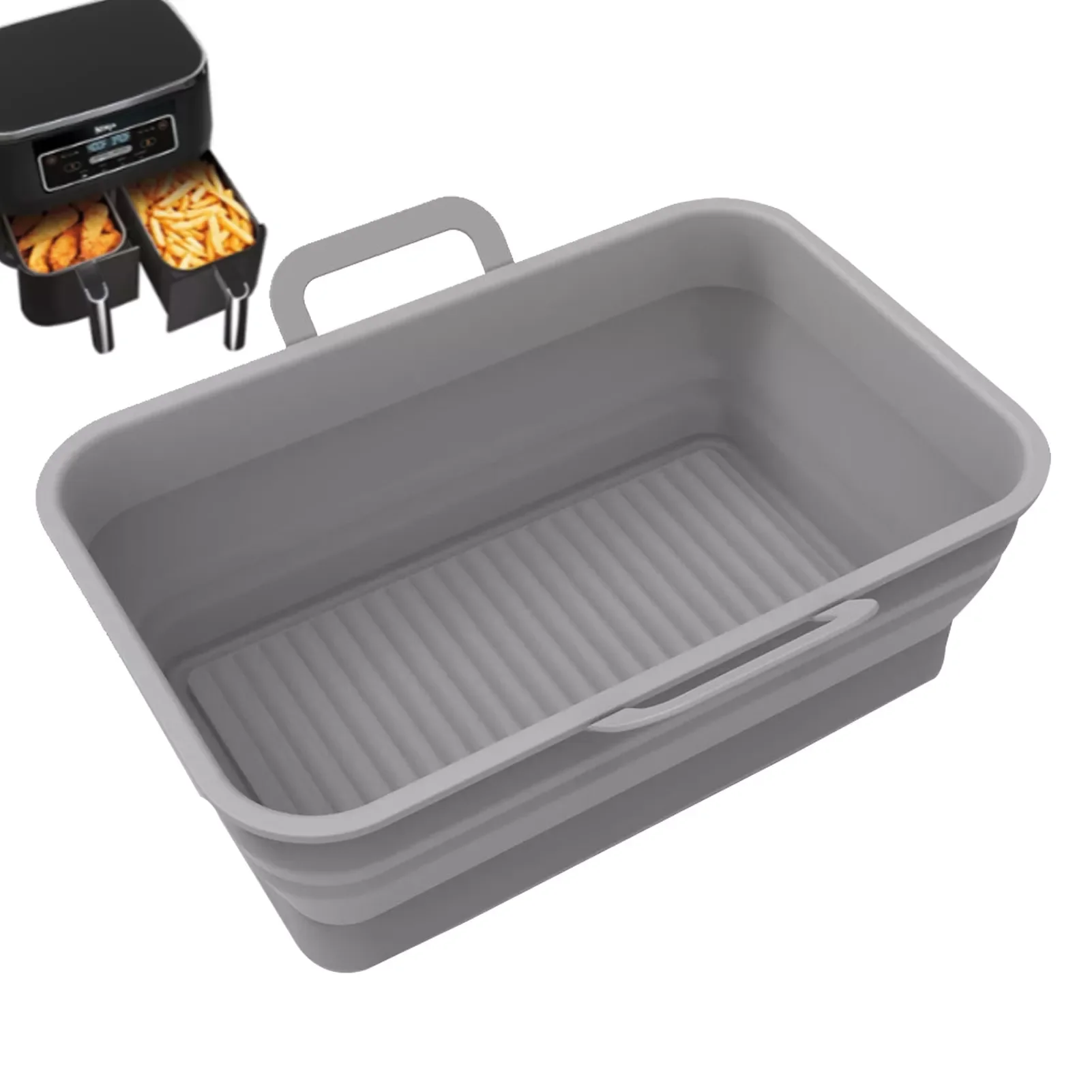 Air Fryer Silicone Pot Lightweight Baking Tray Cooking Oven Accessories Easy To Clean Square Air Fryer Basket For Air Fryer
Air Fryer Silicone Pot Lightweight Baking Tray Cooking Oven Accessories Easy To Clean Square Air Fryer Basket For Air Fryer
