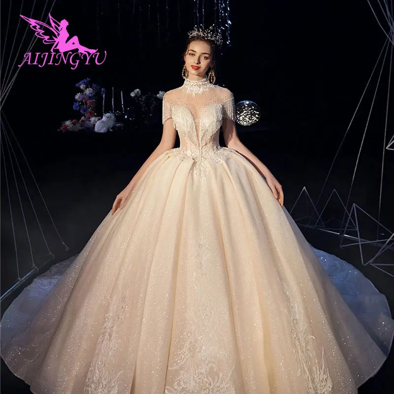 AIJINGYU Affordable Bridal Tulle Gowns Vintage Imported Wholesale Sexy Salon Wedding Dresses
AIJINGYU Affordable Bridal Tulle Gowns Vintage Imported Wholesale Sexy Salon Wedding Dresses