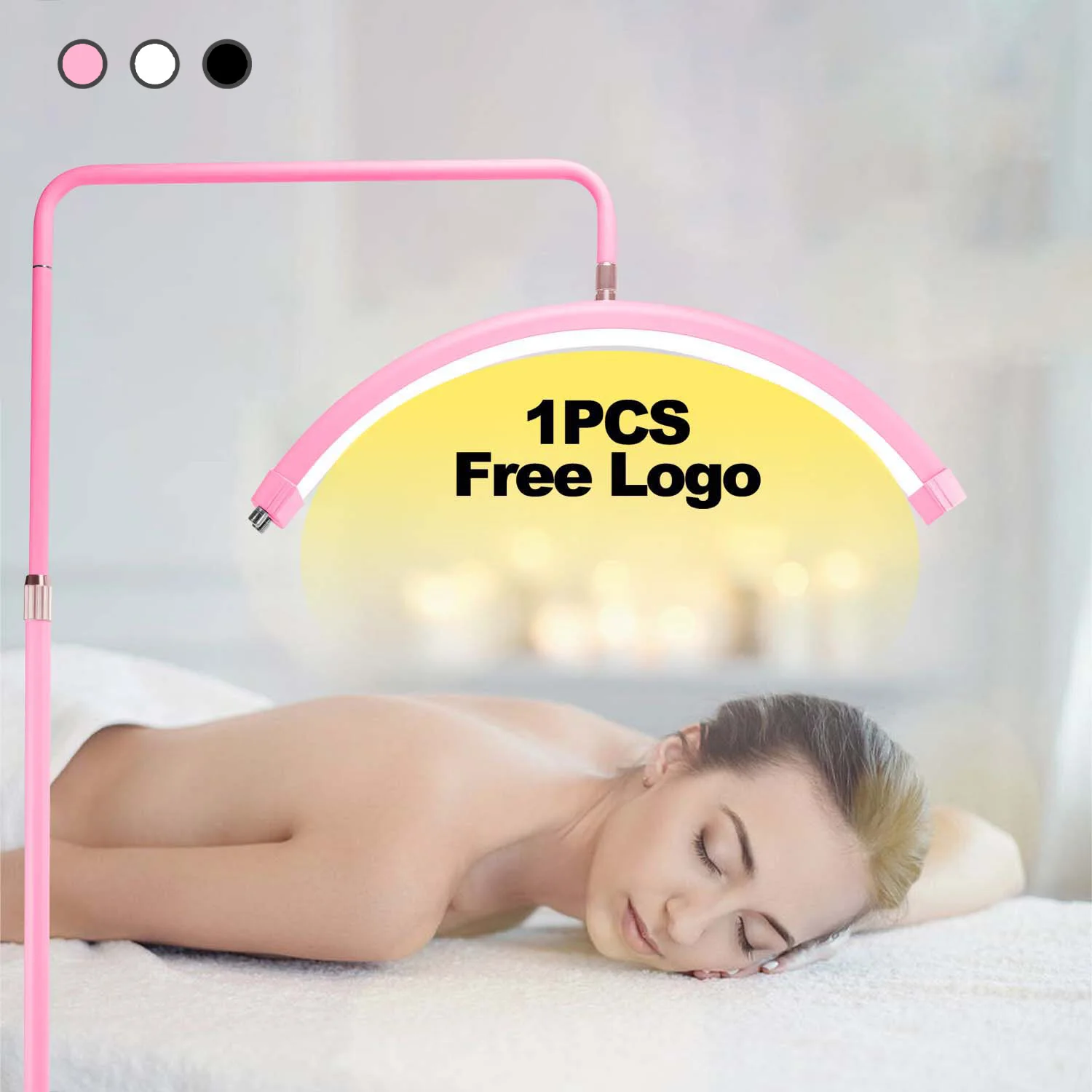 OEM Custom LOGO 50W Bicolor Half Ring LED Moon Lash Light for makeup tattoo artist and eyelash Beauty Salon Eyebrow Floor Lamps
OEM Custom LOGO 50W Bicolor Half Ring LED Moon Lash Light for makeup tattoo artist and eyelash Beauty Salon Eyebrow Floor Lamps