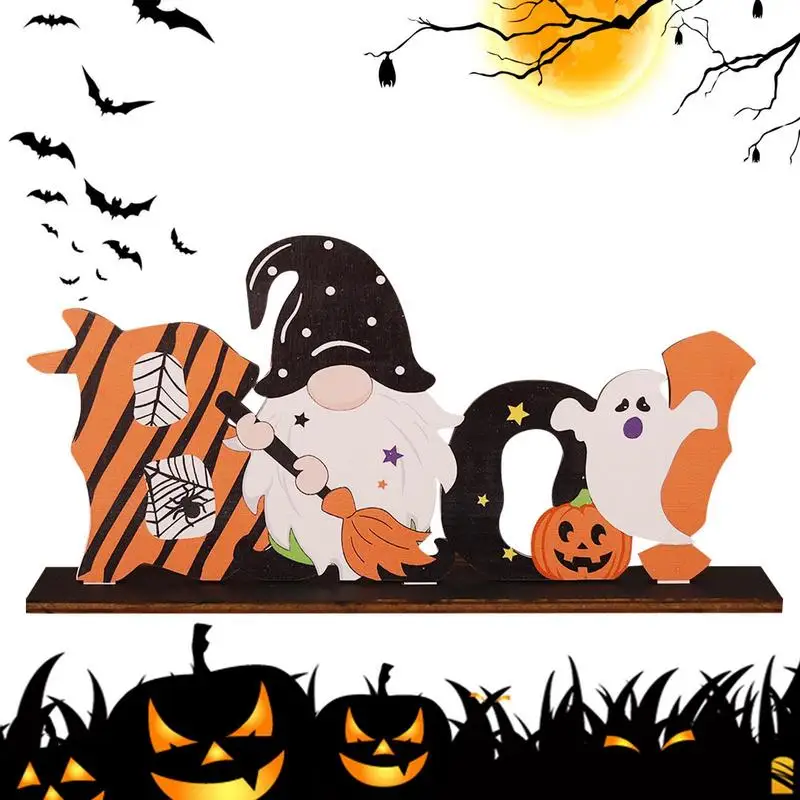 Halloween Centerpieces Halloween Wooden Tabletop Ornament Ghost Faceless Old Man Pumpkin Letter Sign Spooky Halloween Decor
Halloween Centerpieces Halloween Wooden Tabletop Ornament Ghost Faceless Old Man Pumpkin Letter Sign Spooky Halloween Decor