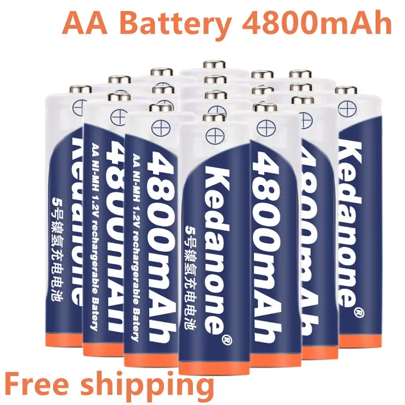 NEW2023 2020 1.2V AA battery 4800mAh NI MH AA Pre-Charged Rechargeable Battery Ni-MH Rechargeable aa Battery For Toys Camera Mic
NEW2023 2020 1.2V AA battery 4800mAh NI MH AA Pre-Charged Rechargeable Battery Ni-MH Rechargeable aa Battery For Toys Camera Mic