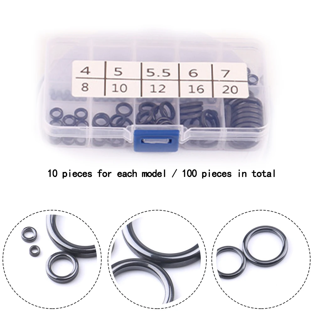 100PCS Ceramic Black Fishing Rod Guide Ring Ceramic Wear Heat Conduction Repair Parts Tools Outdoor Tools Parts Accessories
100PCS Ceramic Black Fishing Rod Guide Ring Ceramic Wear Heat Conduction Repair Parts Tools Outdoor Tools Parts Accessories