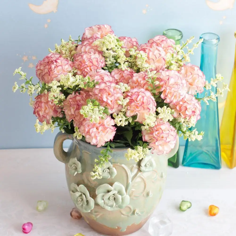 1 Bouquet Fake Flowers Charming Long-lasting 5 Heads Realistic Artificial Hydrangea Bouquet Home Rose Artificial Flowers/Plants
1 Bouquet Fake Flowers Charming Long-lasting 5 Heads Realistic Artificial Hydrangea Bouquet Home Rose Artificial Flowers/Plants