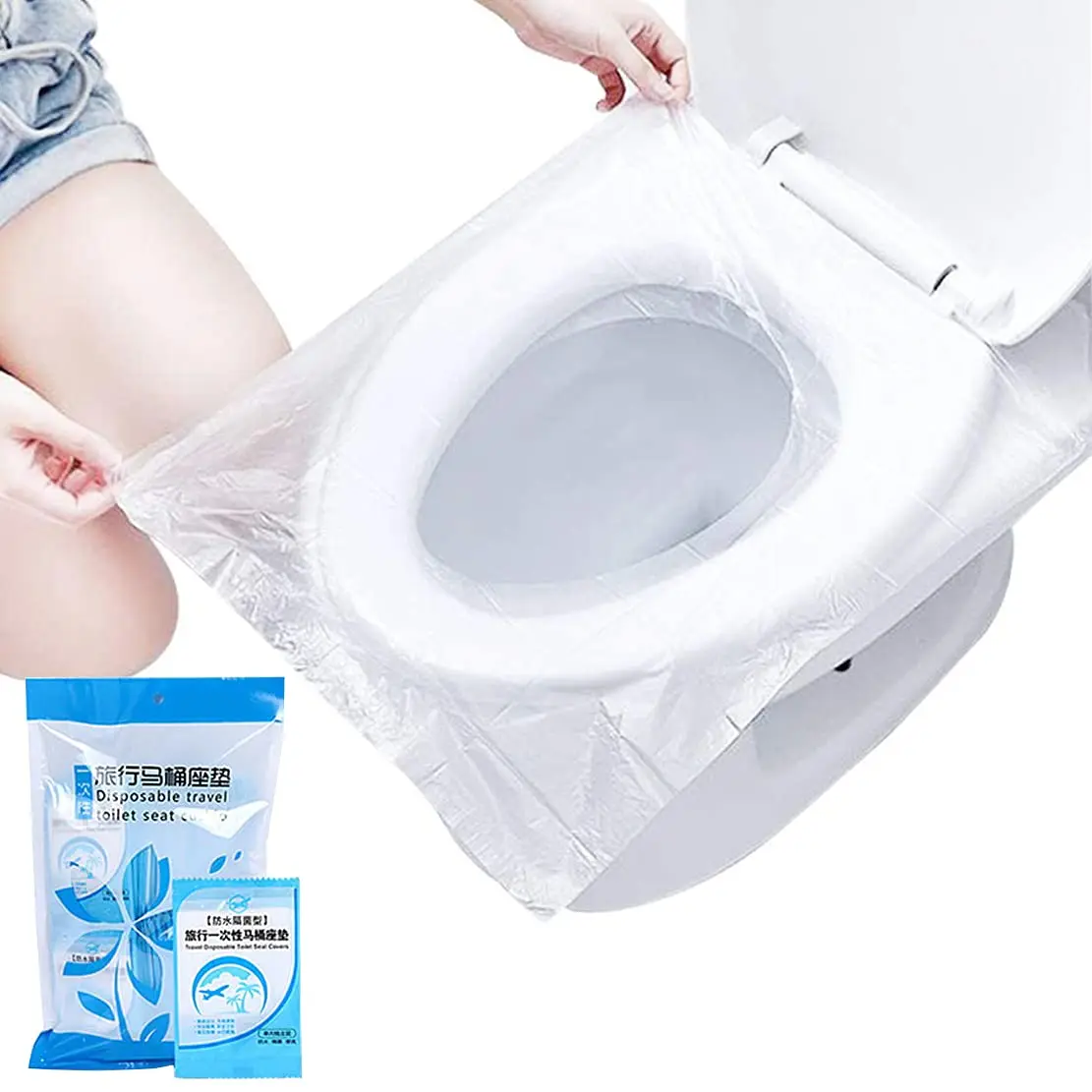 50PCS Disposable Plastic Toilet Seat Cover Portable Safety Travel Bathroom Toilet Paper Pad Bathroom Accessory
50PCS Disposable Plastic Toilet Seat Cover Portable Safety Travel Bathroom Toilet Paper Pad Bathroom Accessory
