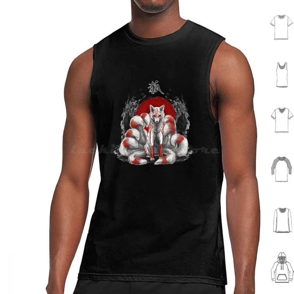 Japanese Nine Tailed Fox Kitsune Tank Tops Vest Sleeveless Kitsune Japanese Fox Nine Tailed Fox Animal Japan Yokai Asian Cute
Japanese Nine Tailed Fox Kitsune Tank Tops Vest Sleeveless Kitsune Japanese Fox Nine Tailed Fox Animal Japan Yokai Asian Cute