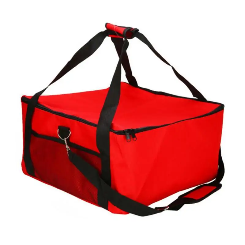 

Pizza Delivery Bag 16in Insulated Grocery Pouch Heated Delivery Boxes Portable Microwave Food Warmer Grocery Boxes Picnic Lunch