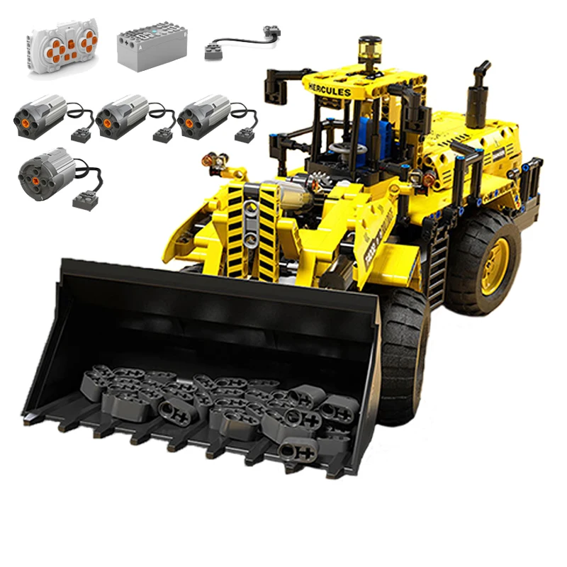 Technical Car Bulldozer APP Remote Control Moter Power T4002 Bricks Building Blocks Truck Construction Toys For Kids Sets Gift
Technical Car Bulldozer APP Remote Control Moter Power T4002 Bricks Building Blocks Truck Construction Toys For Kids Sets Gift