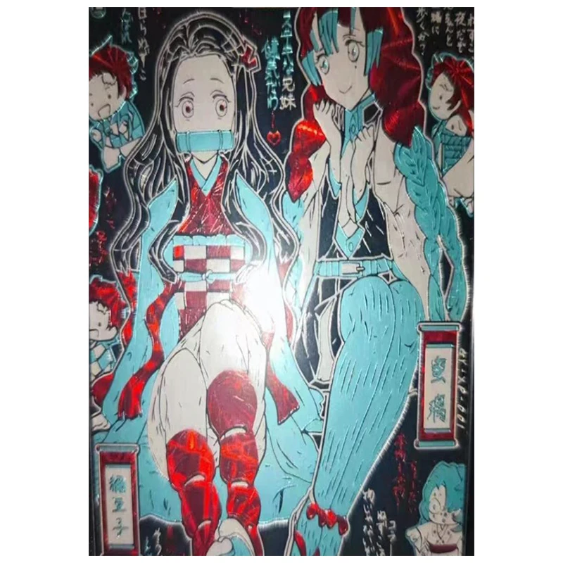 Anime Demon Slayer Rare XP Refractive Flashcards Kamado Nezuko Kanroji Mitsuri Toys for boys Collectible Cards Birthday Gifts
Anime Demon Slayer Rare XP Refractive Flashcards Kamado Nezuko Kanroji Mitsuri Toys for boys Collectible Cards Birthday Gifts