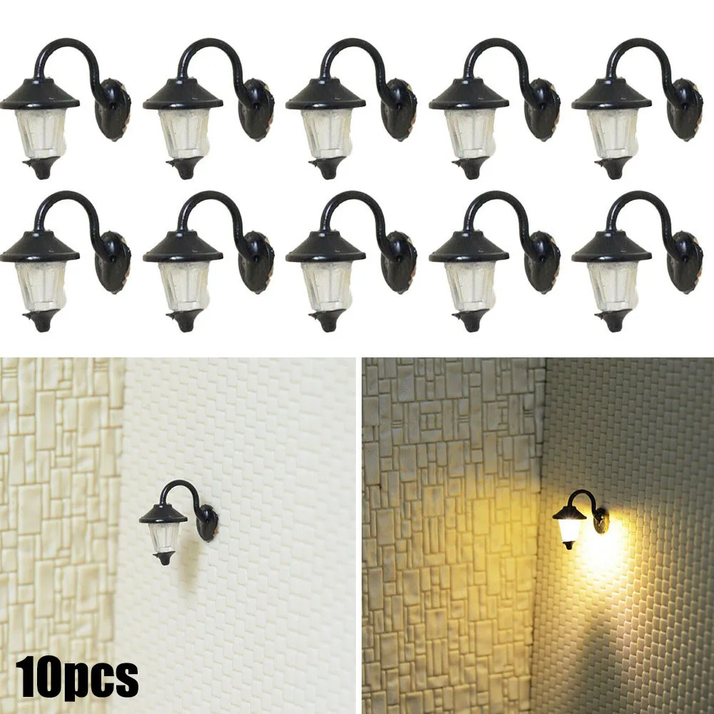 10pcs Wall Lamps LED Street Lamps 1-Lamp For H0 Houses Building Steel Column Model Lampposts Home Garden Decorative Wall Lamp
10pcs Wall Lamps LED Street Lamps 1-Lamp For H0 Houses Building Steel Column Model Lampposts Home Garden Decorative Wall Lamp