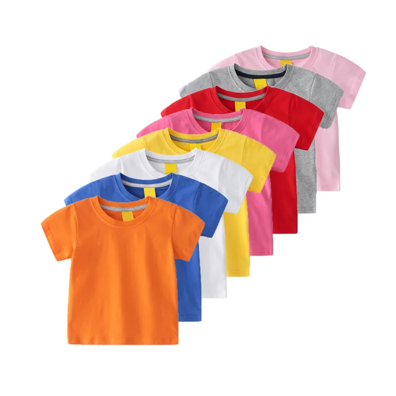 Summer Children Clothes Boys Girls Solid Soft Short Sleeve T Shirts Toddler Kids Tops
Summer Children Clothes Boys Girls Solid Soft Short Sleeve T Shirts Toddler Kids Tops
