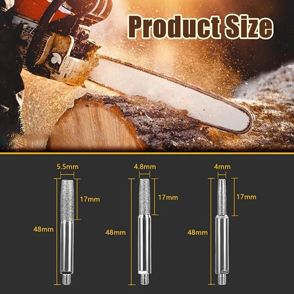 12pcs 4/4.8/5.5mm Carbide Diamond Burrs For Hand Crank Chainsaw Chain Sharpening Jig CNC Processing Tools Accessories
12pcs 4/4.8/5.5mm Carbide Diamond Burrs For Hand Crank Chainsaw Chain Sharpening Jig CNC Processing Tools Accessories