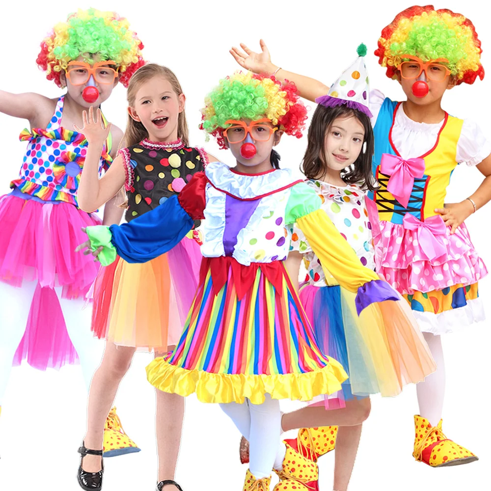 Halloween Carnival Clown Circus Cosplay Costumes Holiday Children Kids Boys Girls Baby Birthday Party Dress No Wig
Halloween Carnival Clown Circus Cosplay Costumes Holiday Children Kids Boys Girls Baby Birthday Party Dress No Wig