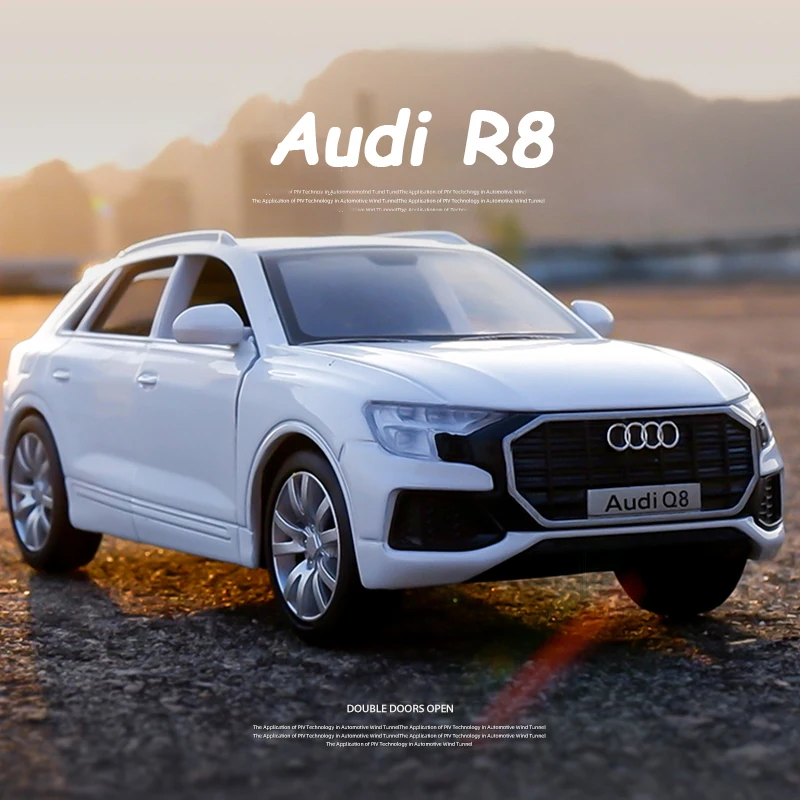 Литой автомобиль Audi Q8 1:36, Модель гоночного автомобиля из сплава с LMS CUP, модель автомобиля с высокой симуляцией, модель автомобиля с 2 дверцами, открывающийся назад, подарки для детей
Литой автомобиль Audi Q8 1:36, Модель гоночного автомобиля из сплава с LMS CUP, модель автомобиля с высокой симуляцией, модель автомобиля с 2 дверцами, открывающийся назад, подарки для детей