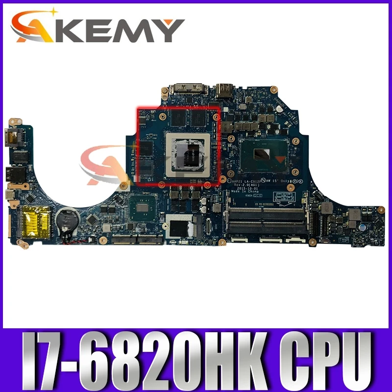 Original Laptop motherboard For DELL Alienware 15 R2 17 R3 I7-6820HK Mainboard CN-0H6J09 0H6J09 AAP1 LA-C912P SR2FL 216-0859032
Original Laptop motherboard For DELL Alienware 15 R2 17 R3 I7-6820HK Mainboard CN-0H6J09 0H6J09 AAP1 LA-C912P SR2FL 216-0859032