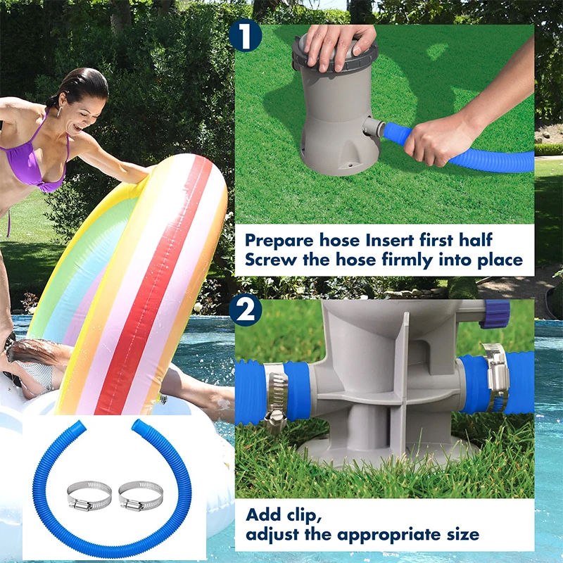 Pools Replacement Hose Swimming Pool Tube Adjustable Plastic Metal Tube Filter Pump Hose For Above Ground Pools Replacement Pipe
Pools Replacement Hose Swimming Pool Tube Adjustable Plastic Metal Tube Filter Pump Hose For Above Ground Pools Replacement Pipe