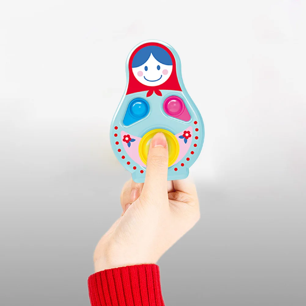 Push Bubble Sensory Toy Silicone Nesting Doll Shape Anti-Stress Relaxing Educational Autism Toys for Children 
Push Bubble Sensory Toy Silicone Nesting Doll Shape Anti-Stress Relaxing Educational Autism Toys for Children