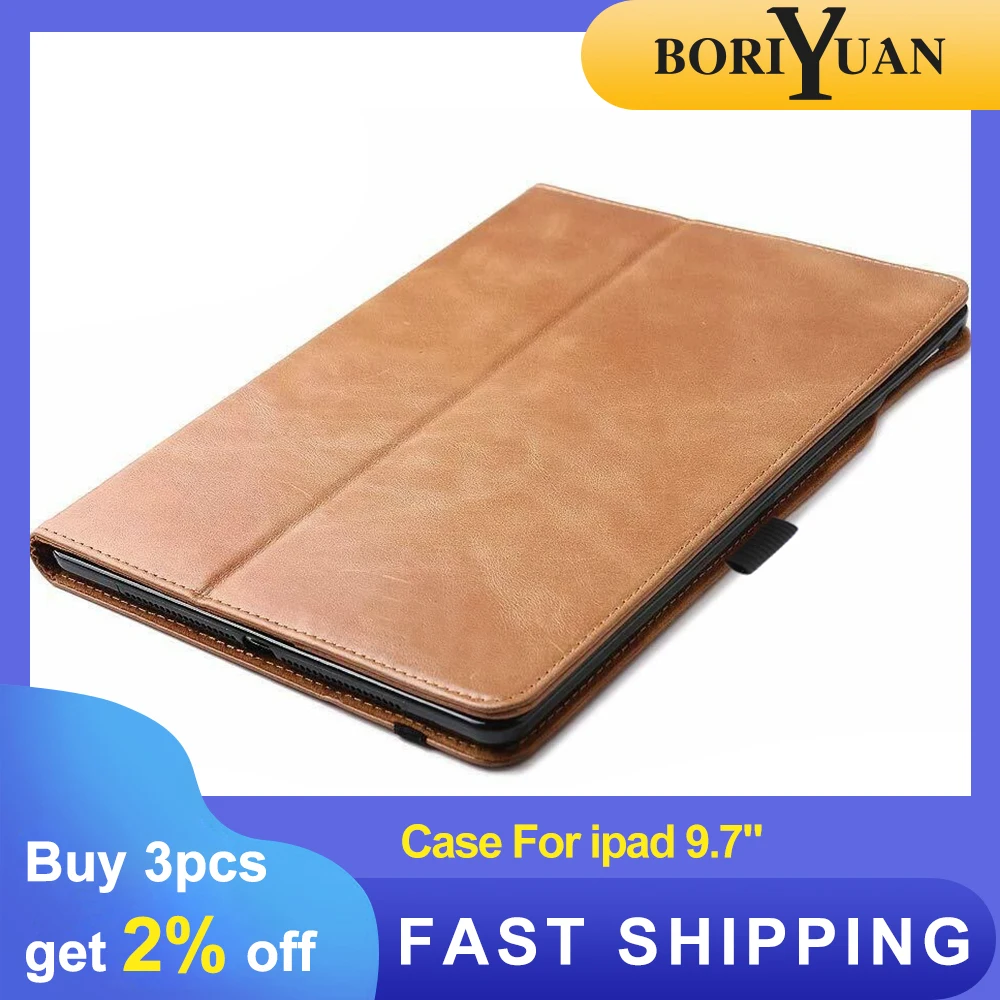 Case For iPad Pro 9.7 5th 6th Gen for iPad Air 1 Air 2 Leather Cover Wake/Sleep Smart Case with Pencil Holder Stand Funda Cover
Case For iPad Pro 9.7 5th 6th Gen for iPad Air 1 Air 2 Leather Cover Wake/Sleep Smart Case with Pencil Holder Stand Funda Cover