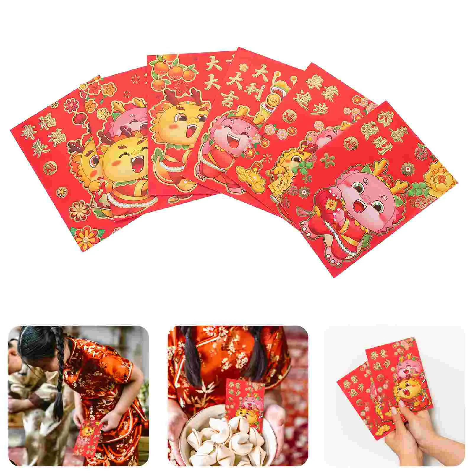 36 Pcs Envelopes 2024 Zodiac Red Packet Purse Dragon Packets Spring Festival Money Chinese Style
36 Pcs Envelopes 2024 Zodiac Red Packet Purse Dragon Packets Spring Festival Money Chinese Style