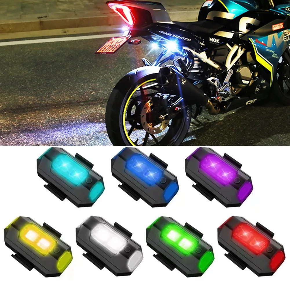Universal Motorcycle LED Anti-collision Warning Light Mini Signal Flasher Drone With Strobe Light 7 Colors Turn Signal Indicator
Universal Motorcycle LED Anti-collision Warning Light Mini Signal Flasher Drone With Strobe Light 7 Colors Turn Signal Indicator