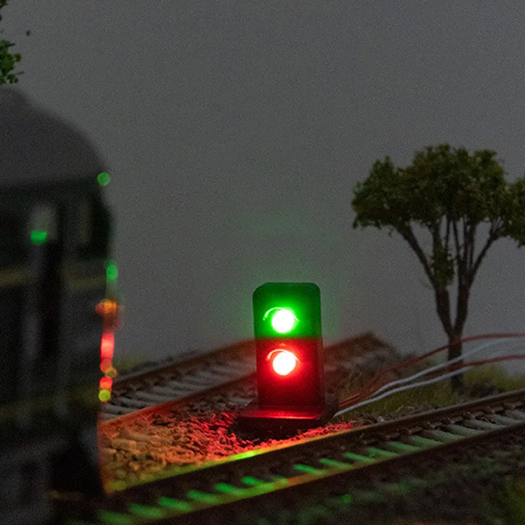 5Pcs Railroad Dwarf Signals OO HO Gauge 20mm LEDs Made Green/Red Dwarf Signals 2 Aspects Model Railroads Accessories
5Pcs Railroad Dwarf Signals OO HO Gauge 20mm LEDs Made Green/Red Dwarf Signals 2 Aspects Model Railroads Accessories