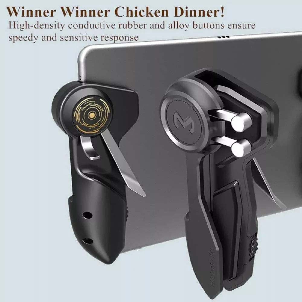 Mobile Pubg Game Controller Six Finger Game Joystick Handle Target Button L1R1 Shooter Gamepad Trigger For Ipad New Hot
Mobile Pubg Game Controller Six Finger Game Joystick Handle Target Button L1R1 Shooter Gamepad Trigger For Ipad New Hot