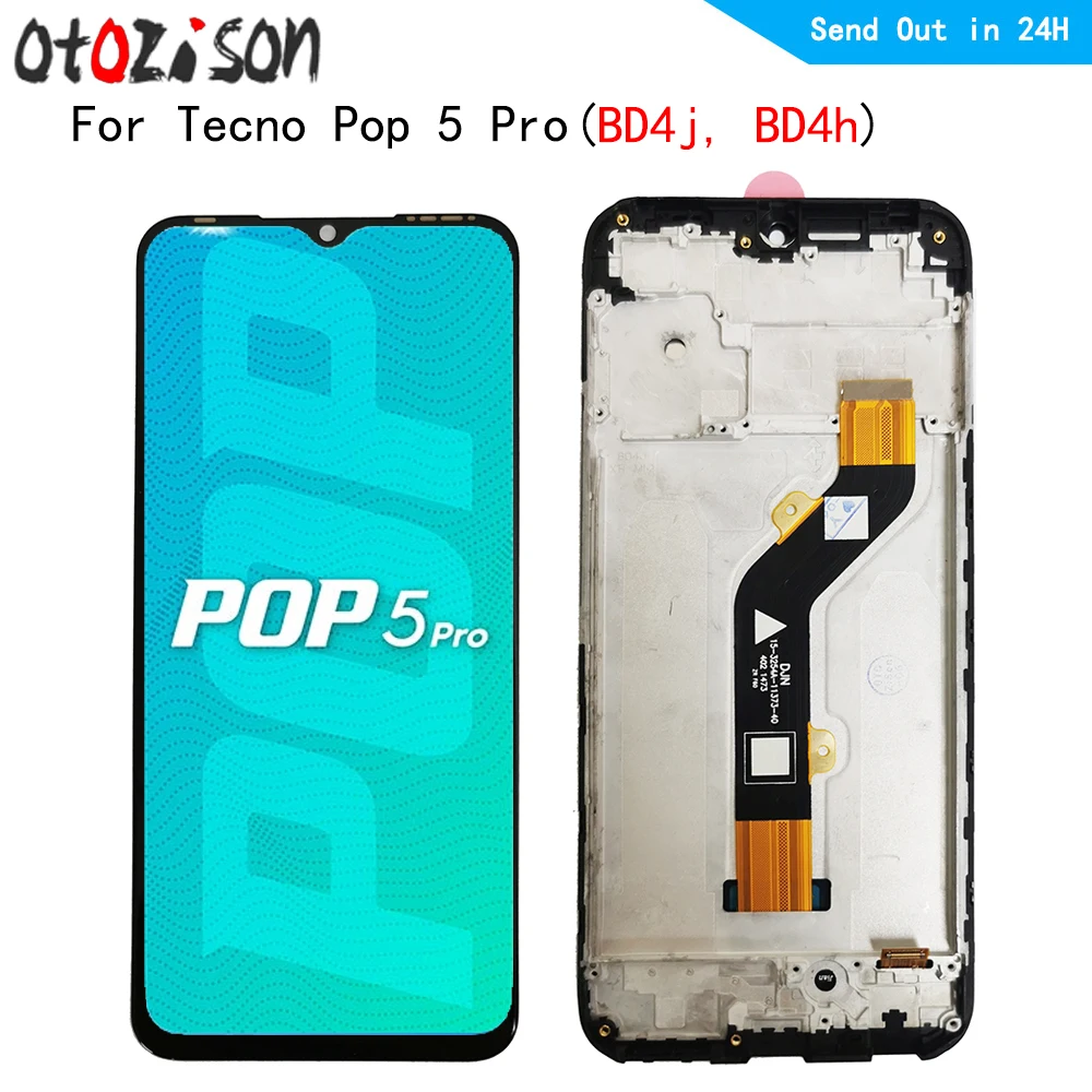 ЖК-дисплей BD4J 6,52 дюйма IPS для Tecno Pop 5 Pro BD4j, BD4h ЖК-дисплей, сенсорная панель экран дигитайзер с рамкой в сборе для Tecno Pop5Pro
ЖК-дисплей BD4J 6,52 дюйма IPS для Tecno Pop 5 Pro BD4j, BD4h ЖК-дисплей, сенсорная панель экран дигитайзер с рамкой в сборе для Tecno Pop5Pro