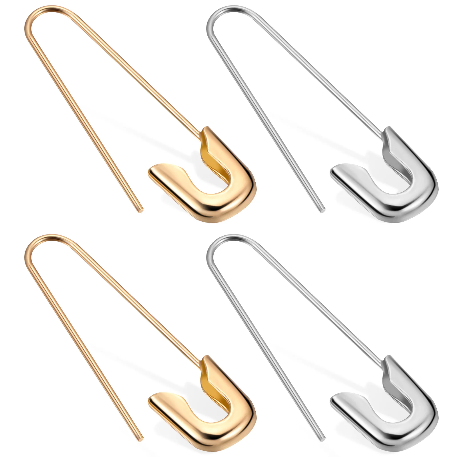 Earrings Pin Safety Womenearring Ear Trendy Hoops Jewelry Style Punk Accessory Gift Personalized Cartilage Girls Unisex Cool 
Earrings Pin Safety Womenearring Ear Trendy Hoops Jewelry Style Punk Accessory Gift Personalized Cartilage Girls Unisex Cool