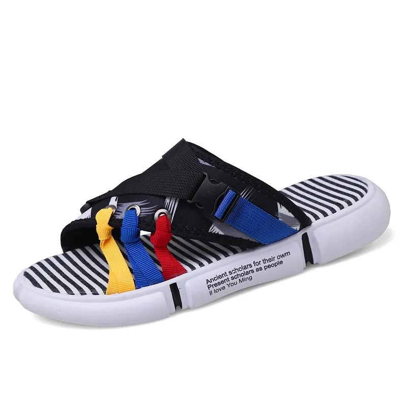Colorful Slippers for Men Size39-46 Summer 2022 Fashion Soft Outdoor Beach Male Shoes Home Indoor Sandals Non-Slip Luxury Slides
Colorful Slippers for Men Size39-46 Summer 2022 Fashion Soft Outdoor Beach Male Shoes Home Indoor Sandals Non-Slip Luxury Slides