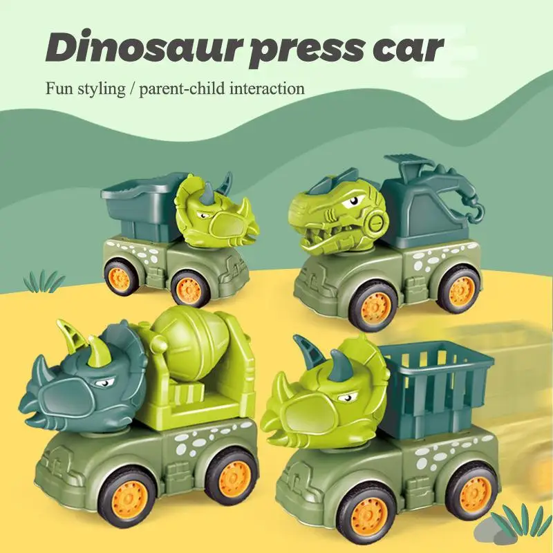 Children Dinosaur Transport Car Toy Inertial Cars Truck Toy Pull Back Vehicle With Dinosaur Gift For Kids Boy Parent-child Toys
Children Dinosaur Transport Car Toy Inertial Cars Truck Toy Pull Back Vehicle With Dinosaur Gift For Kids Boy Parent-child Toys