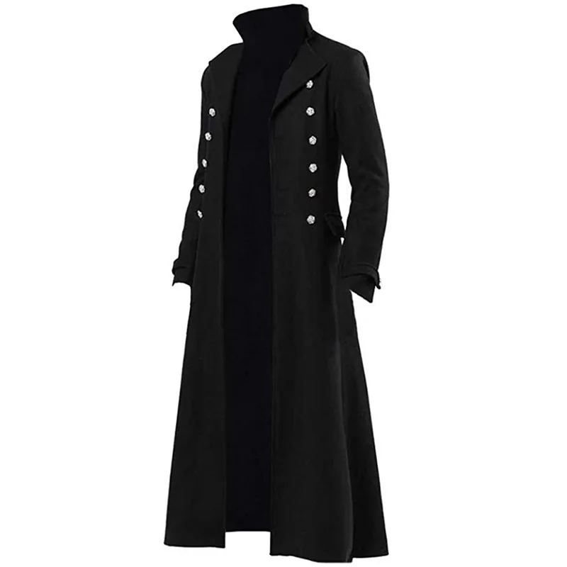 Men's Windbreaker Coat Spring and Autumn New Retro Mature Punk Style Casual Coat Steampunk Tailcoat Halloween Costume Party
Men's Windbreaker Coat Spring and Autumn New Retro Mature Punk Style Casual Coat Steampunk Tailcoat Halloween Costume Party