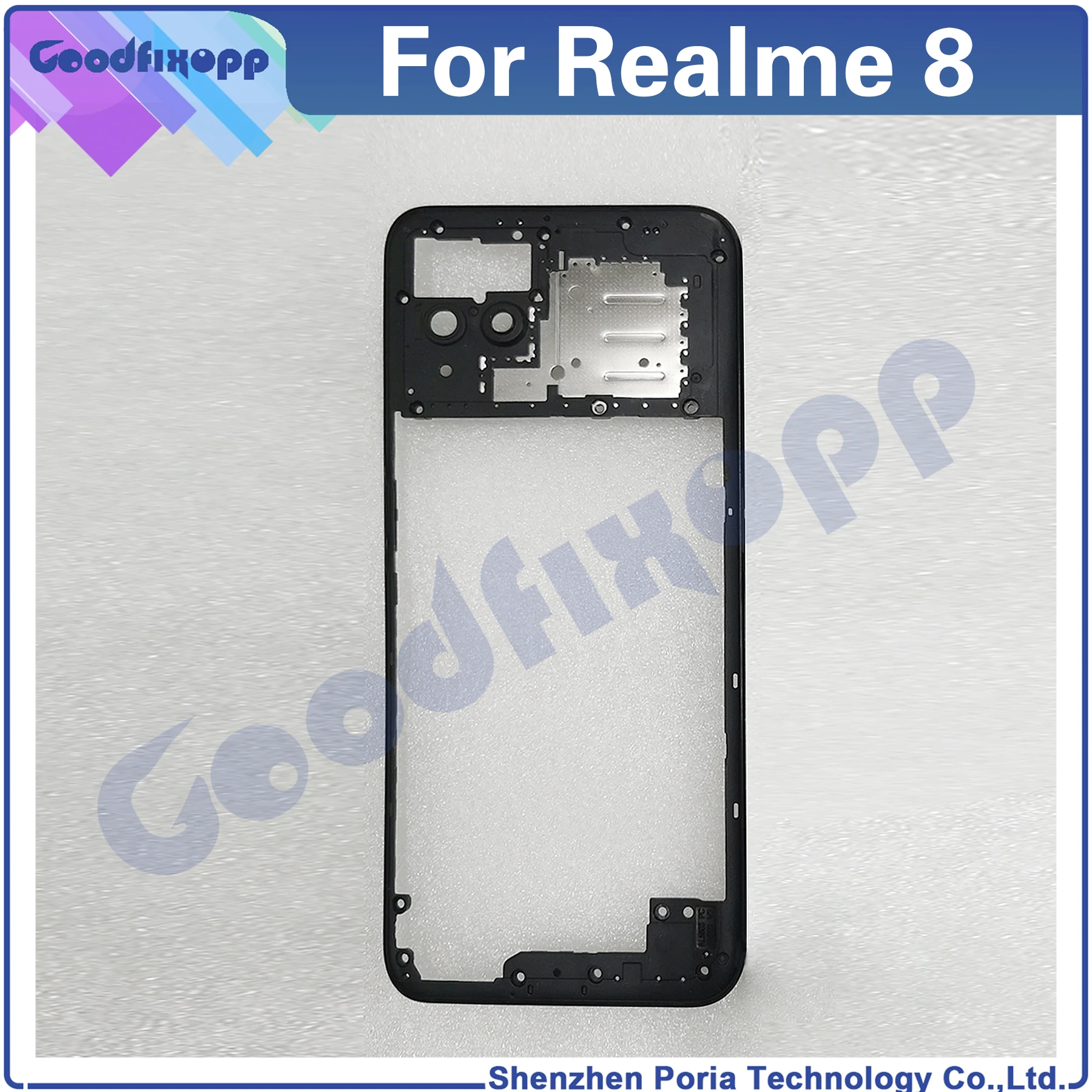 High Quality For Realme 8 Middle Frame Front Bezel Back Housing Case Mid Plate Lid Cover Repair Parts Replacement
High Quality For Realme 8 Middle Frame Front Bezel Back Housing Case Mid Plate Lid Cover Repair Parts Replacement